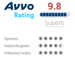 9.8 Avvo Rating