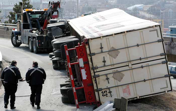 truck accident during the winter