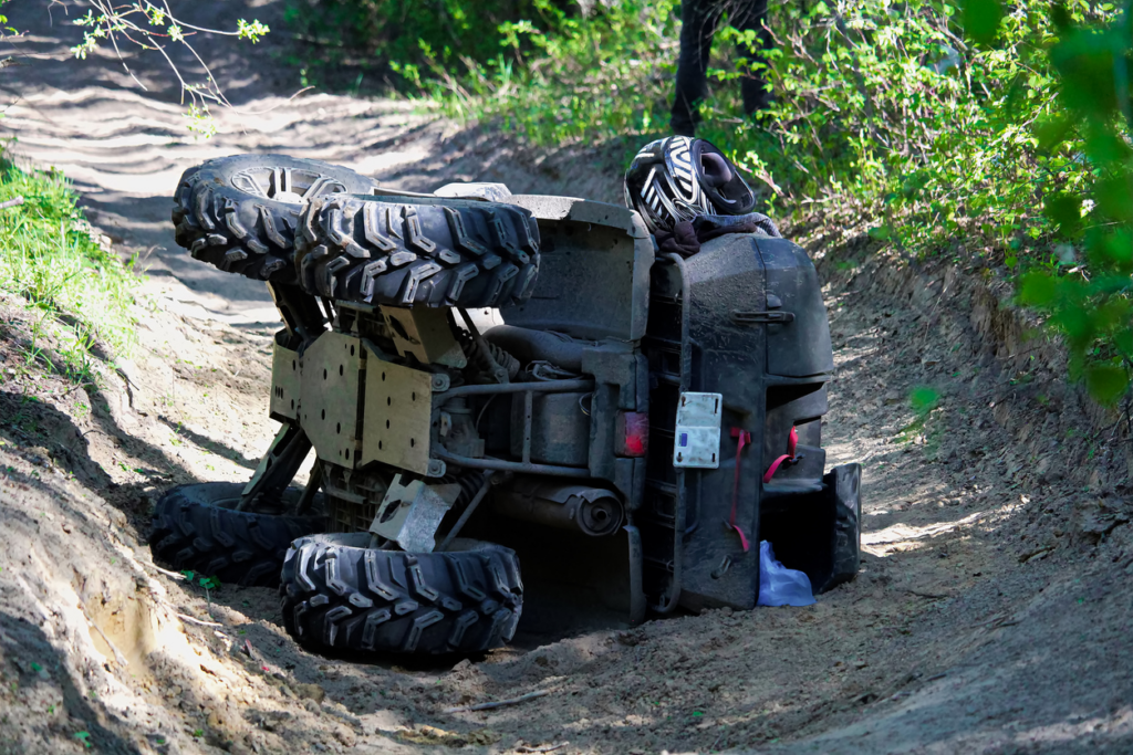 wrecked-ATV-that-caused-personal-injury