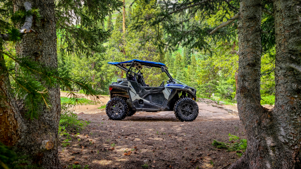 UTV-parked-in-woods-in-SC